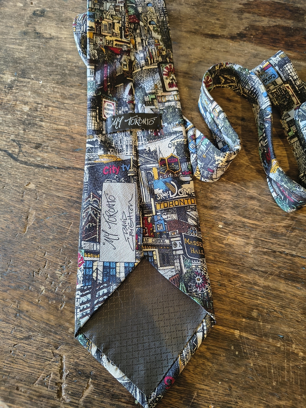 Multi-Color Printed Men's Tie